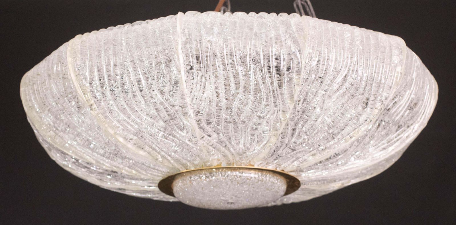 photo for sale Luxurious Murano Glass Ceiling Lamp Model Royal By Barovier E Toso, 1970s
