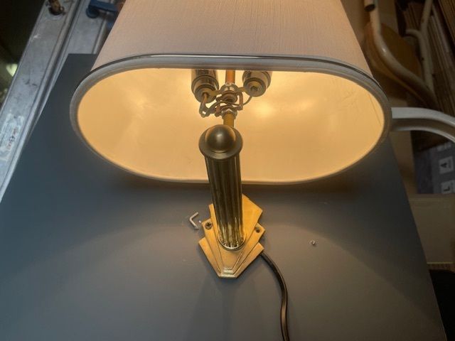 Set Of 12  Brass Wall Sconces With Satin Shades, 1980s photo vinterior
