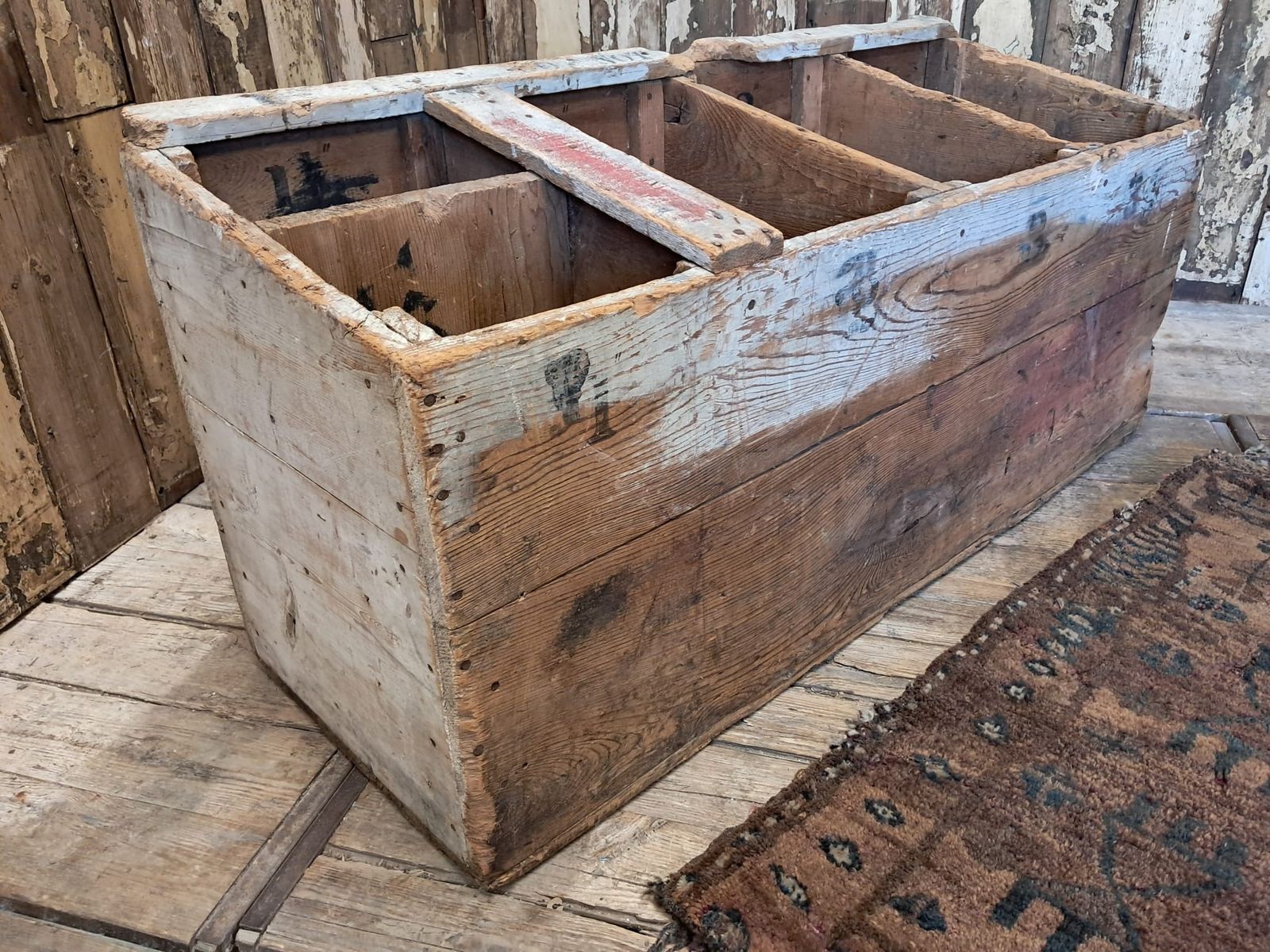 Primitive Textile Bin photo Furniture