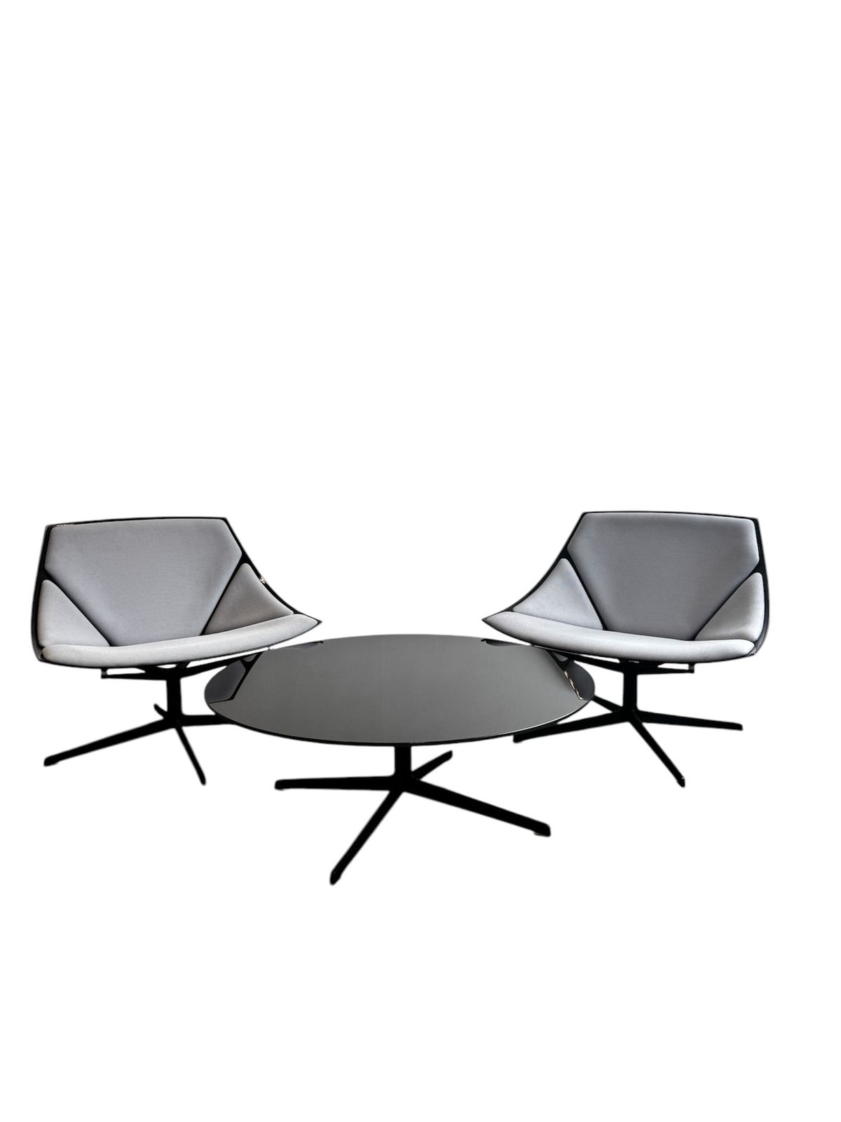 Republic Of Fritz Hansen Coffee Table And Two Space Chairs Home Office Lounge photo buy