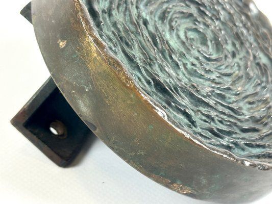 Brutalist Bronze Push And Pull Alpana Door Handle, 1970s photo 647.0