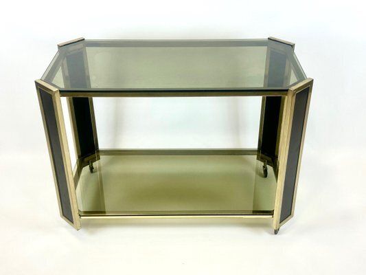 Vintage Austrian Brass Trolley Bar, 1980s photo 427.0
