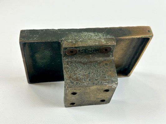 Brutalist Push And Pull Alpana Door Handle In Bronze, 1970s photo Home Fixtures