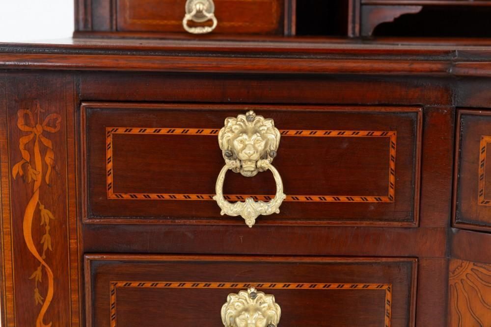 Sheraton Desk Mahogany Bonheur Du Jour 1880 photo buy