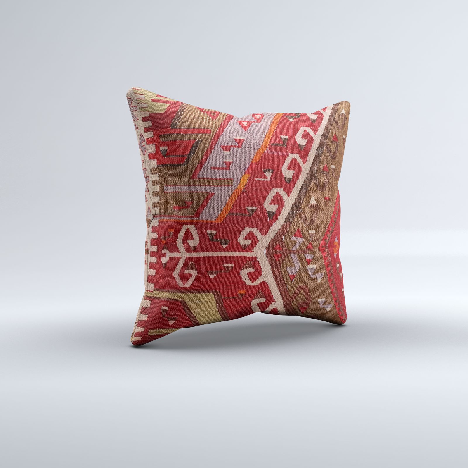 Vintage Turkish Kilim Cushion Cover 72x60 Cm Square Wool Large Pillowcase 66538 photo furniture