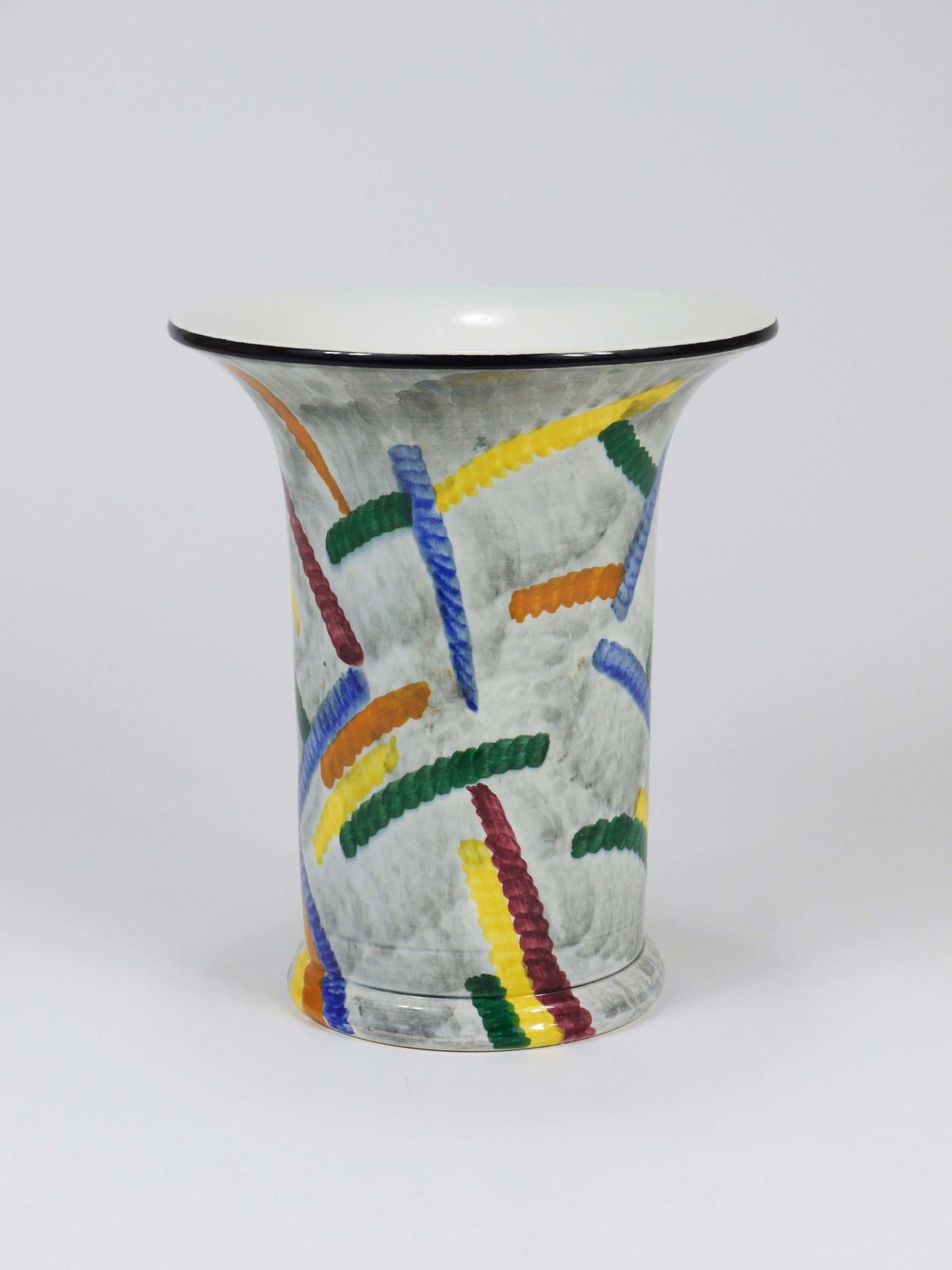 Eva Zeisel Art Deco Bauhaus Pottery Vase, Smf Schramberg, Germany 1920s photo Home Decor