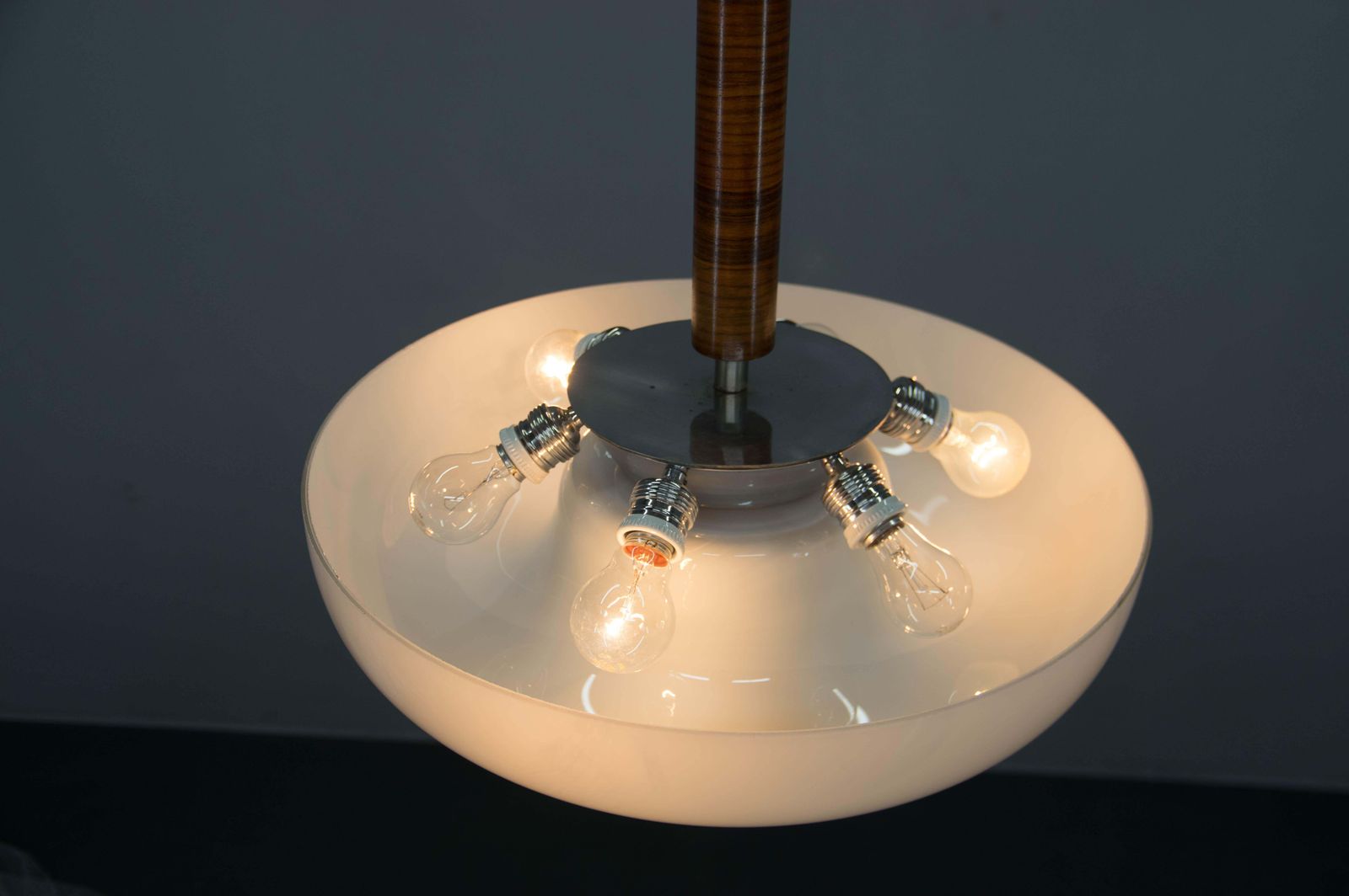 photo furniture Rare Functionalist Chandelier Made By Up Zavody In 1930s