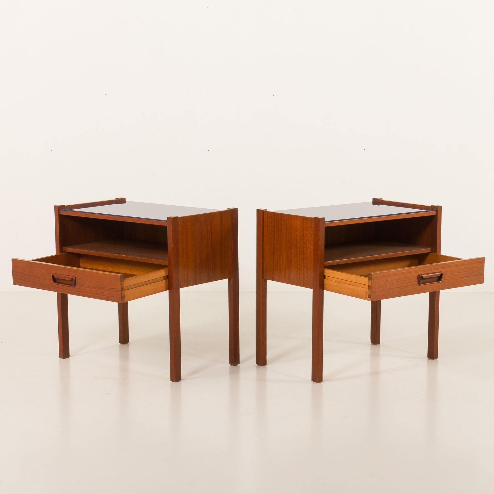 Italian Mid Century Bedside Tables, Vintage Nightstands, 1960s photo 1391.0