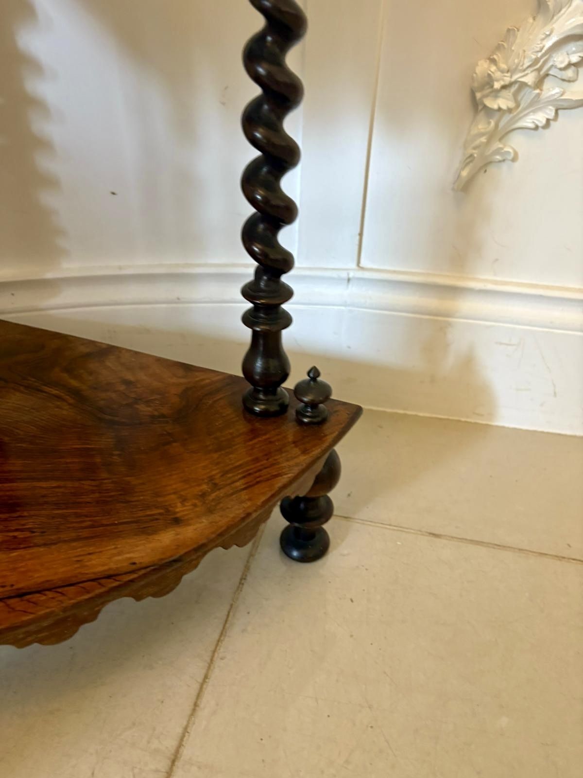 Superb Quality Antique 19th Century 4 Tier Rosewood Corner Whatnot photo furniture