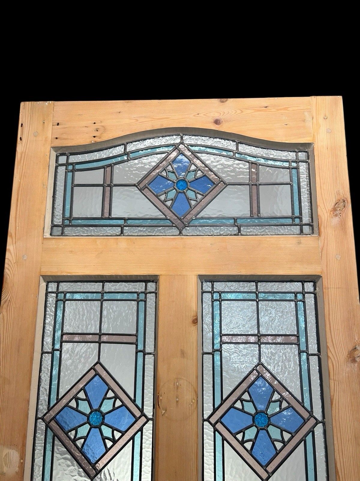 photo furniture Large Edwardian Stained Glass Front Door Old Antique Period Reclaimed Refurb