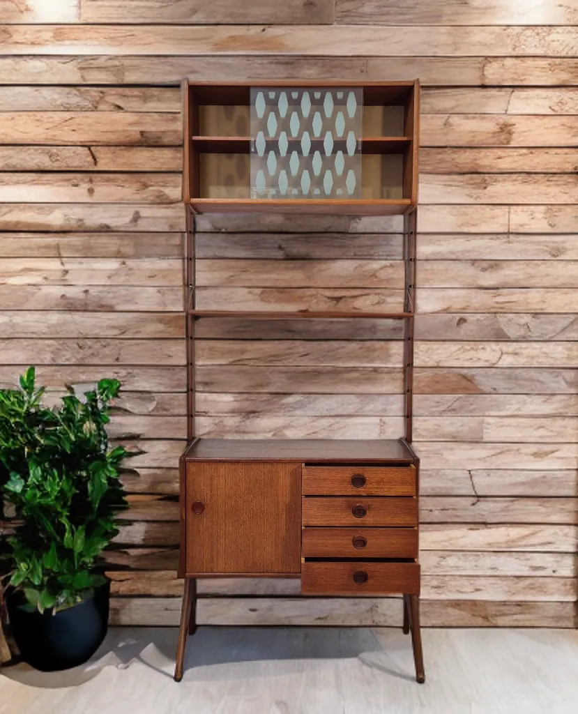 Freestanding Shelving Unit Ergo, Scandinavian Mid Century 1960s photo for sale