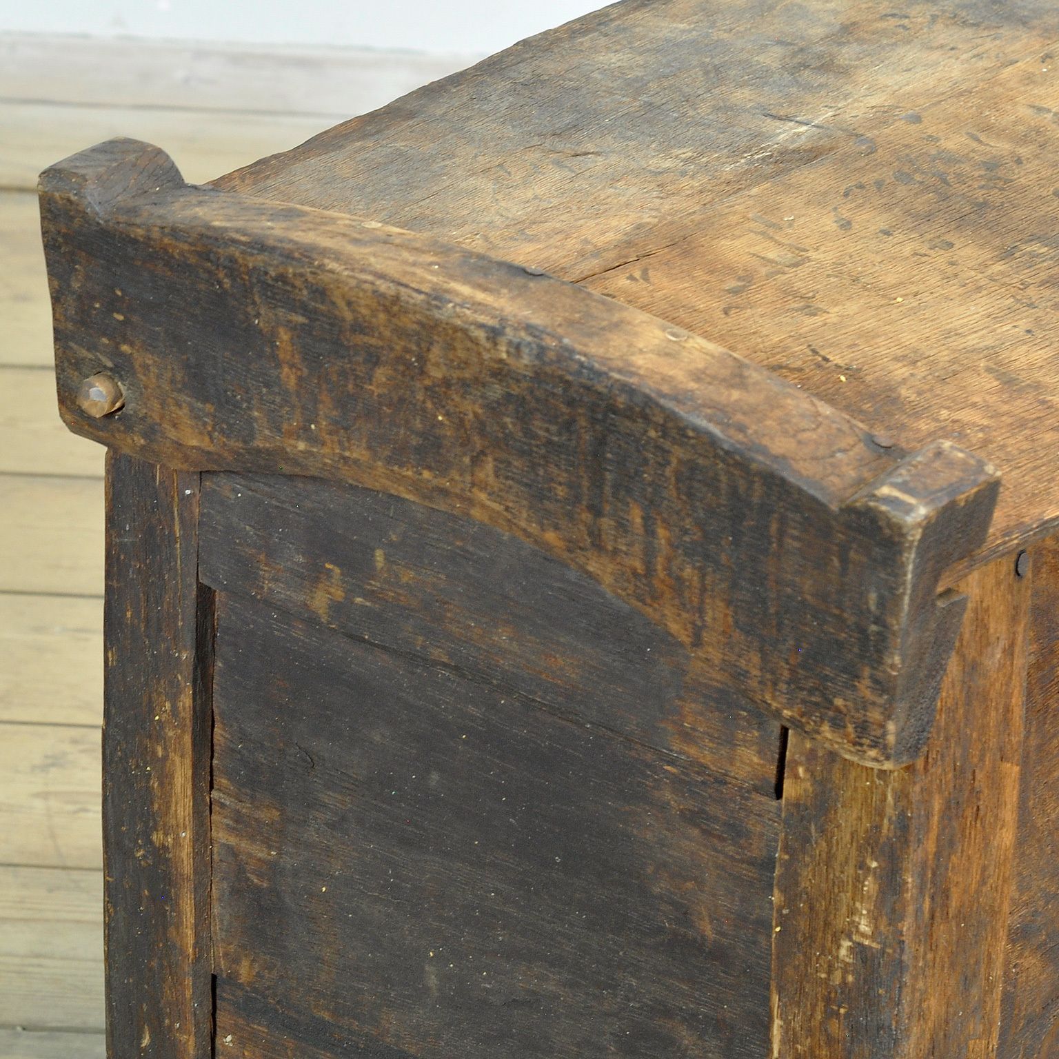 Furniture Antique Shepherd’s Chest, Circa 1850 photo