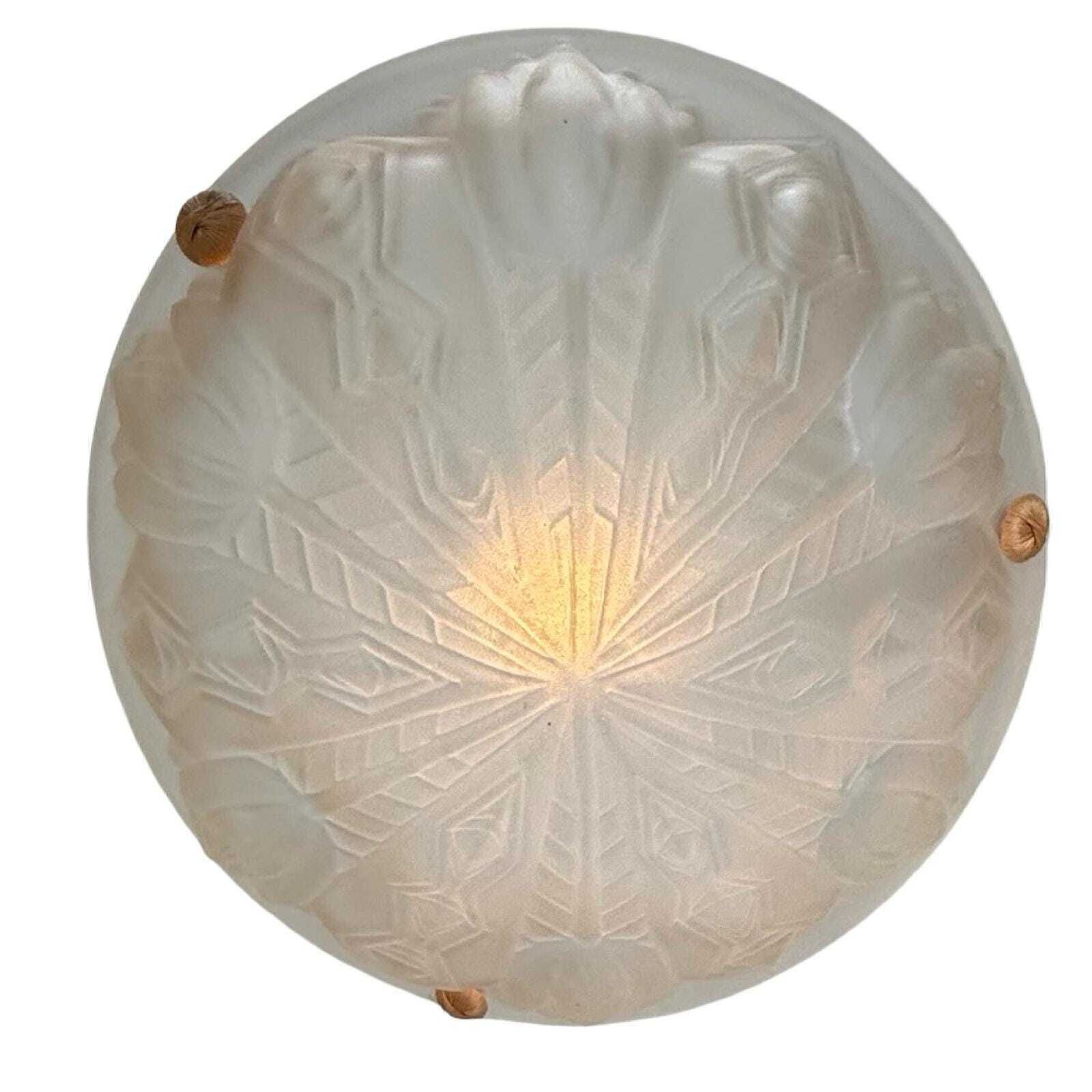 photo for sale Art Deco   Ceiling Fixture   France   In The Style Of Degue   Matt Glass