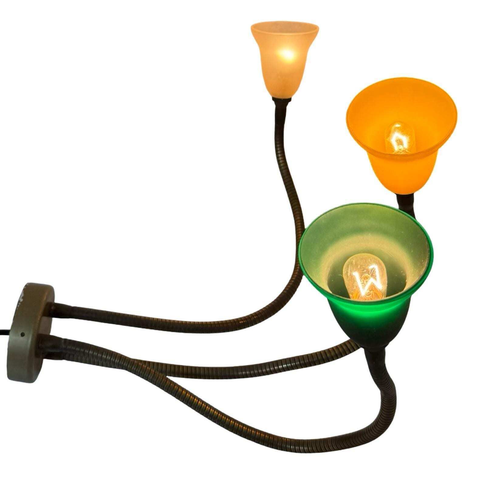 Rob Nollet   Deja Vu Nijmegen   Wall Mounted Lamp   Goosneck (Triple)   Glass Shades, Dutch Design photo buy