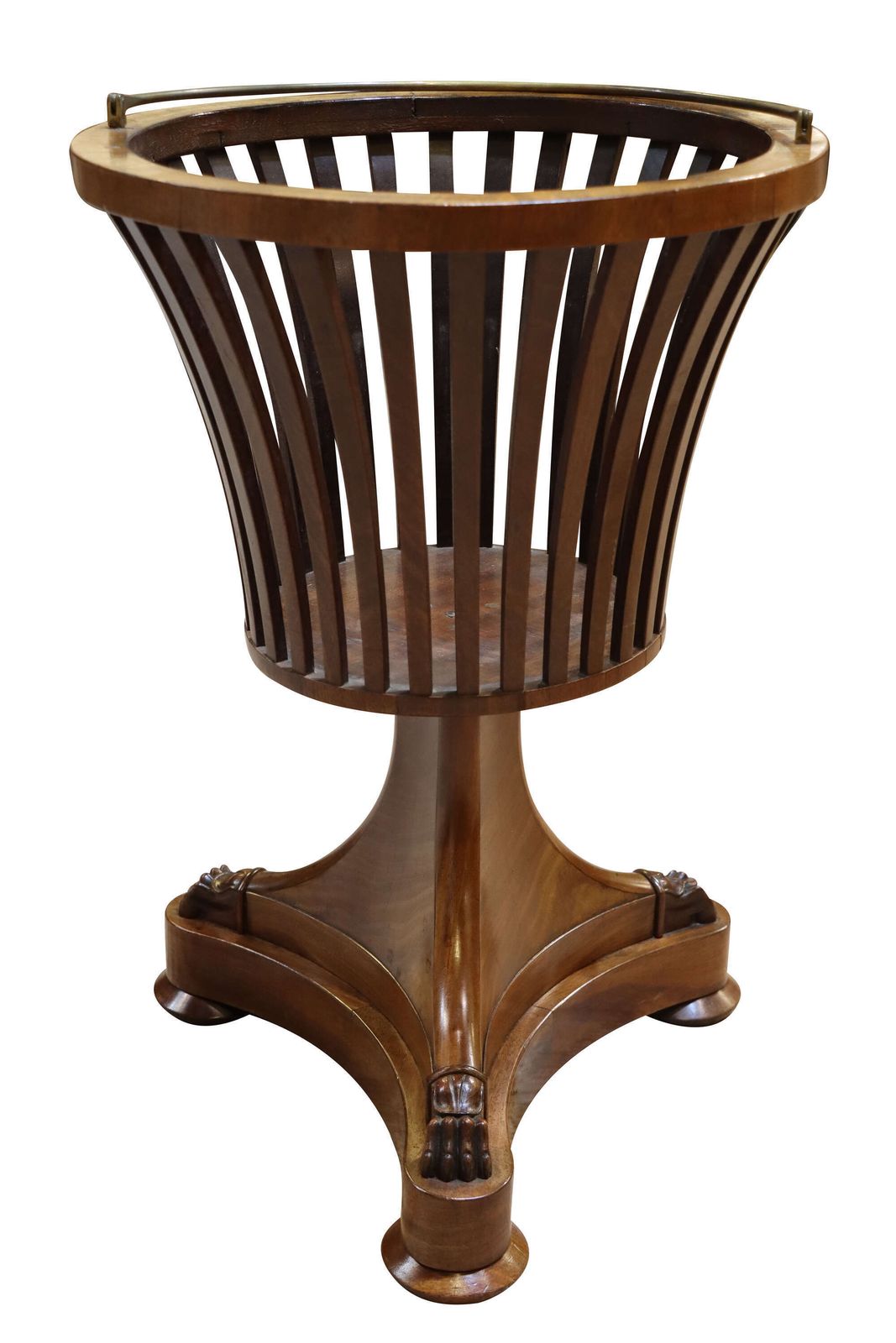 Early 19th Century Dutch Empire Style Mahogany Jardinière Bucket, C.1830 photo for sale