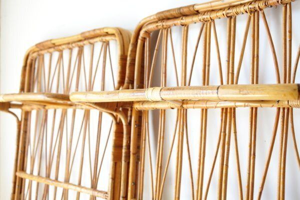 photo furniture Mid Century Modern Rattan Pedig Daybed From Uluv, 1960s, Set Of 2