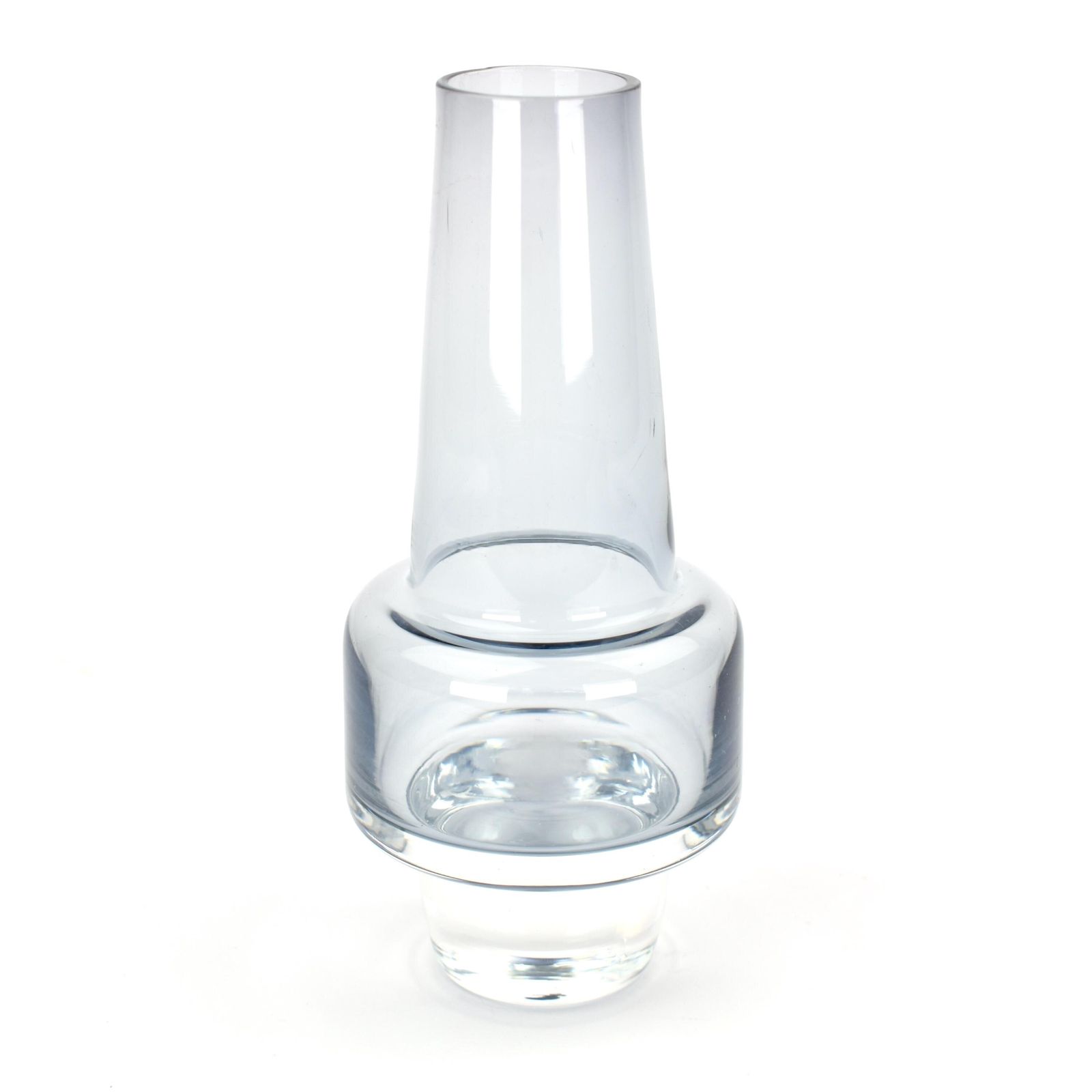 Zweeds Sea Glassbruk Raketvaas Door Inge Samuelsson, Jaren 1960 | Atomic Age · Vintage · Mid Century Modern · Scandinavisch · Ijsblauw Grijs · Sommerso photo Woonaccessoires