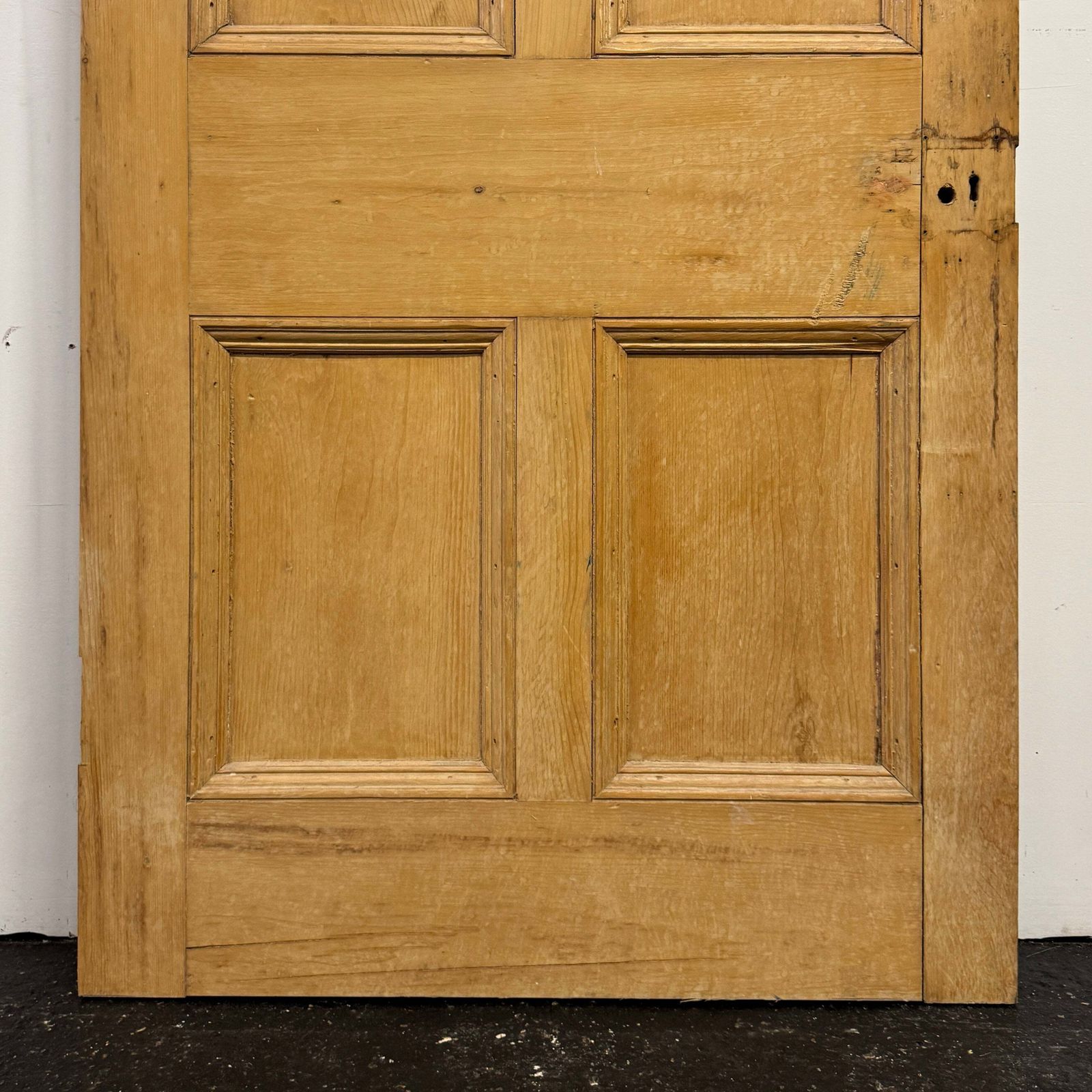 Antique Victorian 5 Panel Door   206cm X 89.5cm photo Home Fixtures