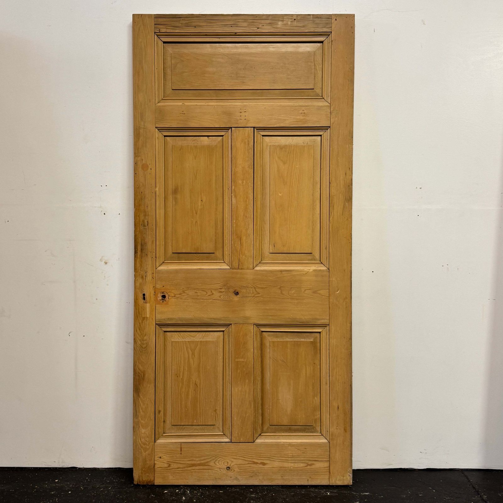 Antique Victorian 5 Panel Door   206cm X 96.5cm photo buy