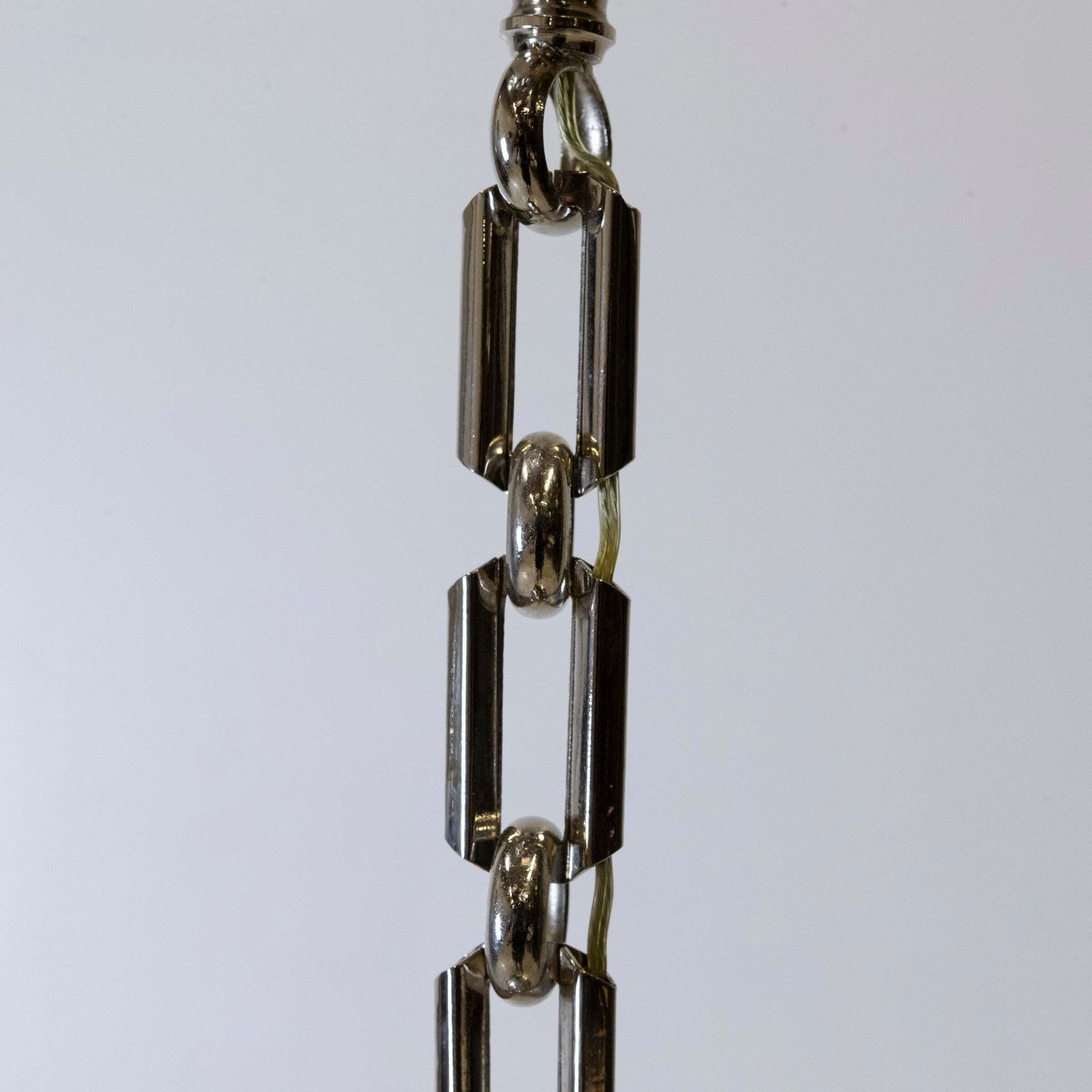 photo furniture French Art Deco Pendant Light | Frosted Glass With Florals