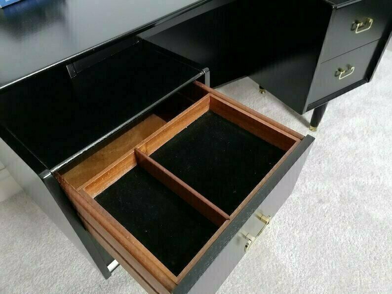 G Plan Dressing Table In Black And Gold photo 650.0