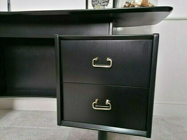 G Plan Dressing Table In Black And Gold photo buy