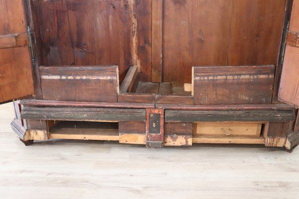Antique Tyrolen Wardrobe In Pine, 1800s photo for sale