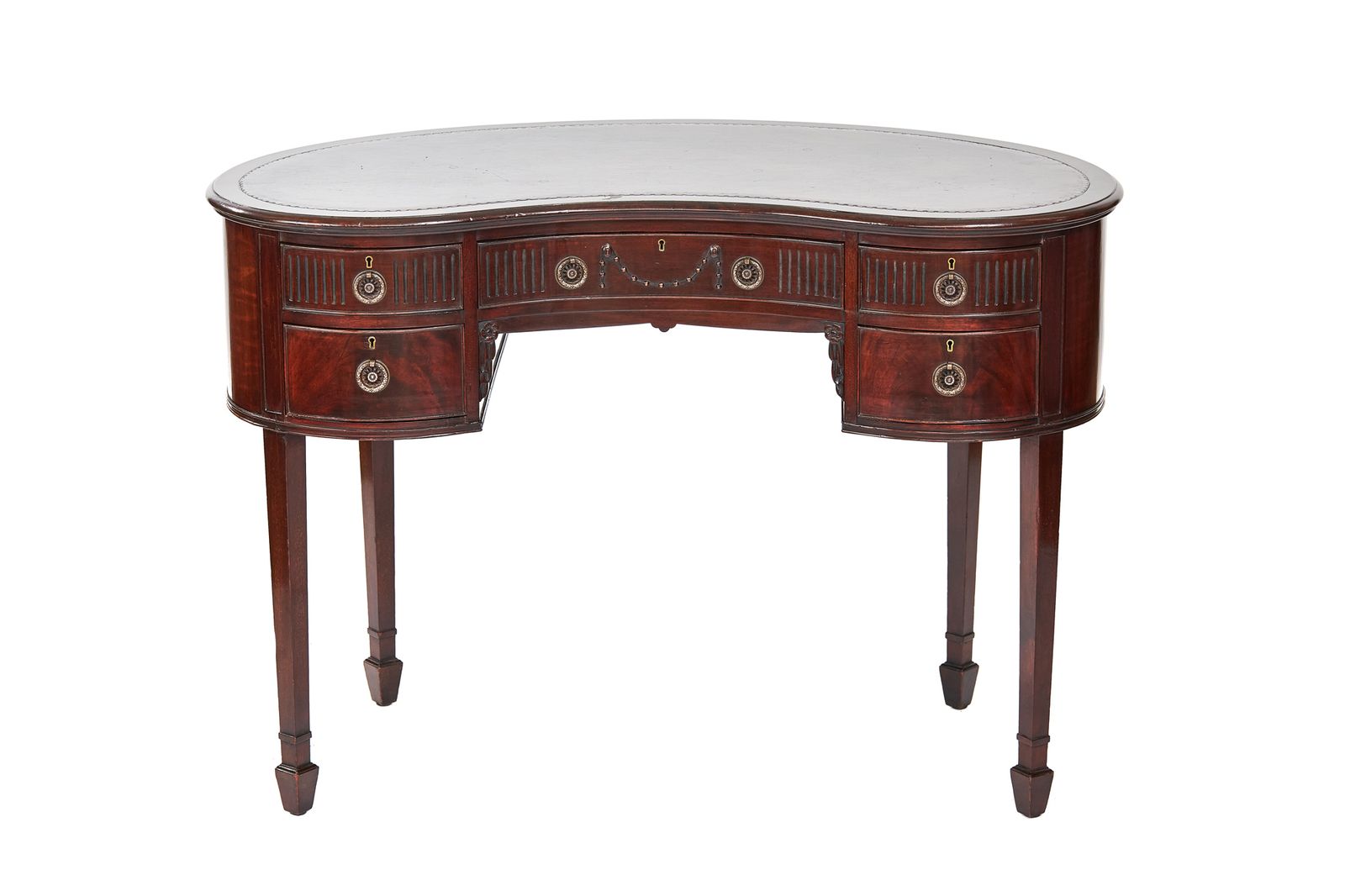 Edwardian Mahogany Writing Table In The Hepplewhite Manner