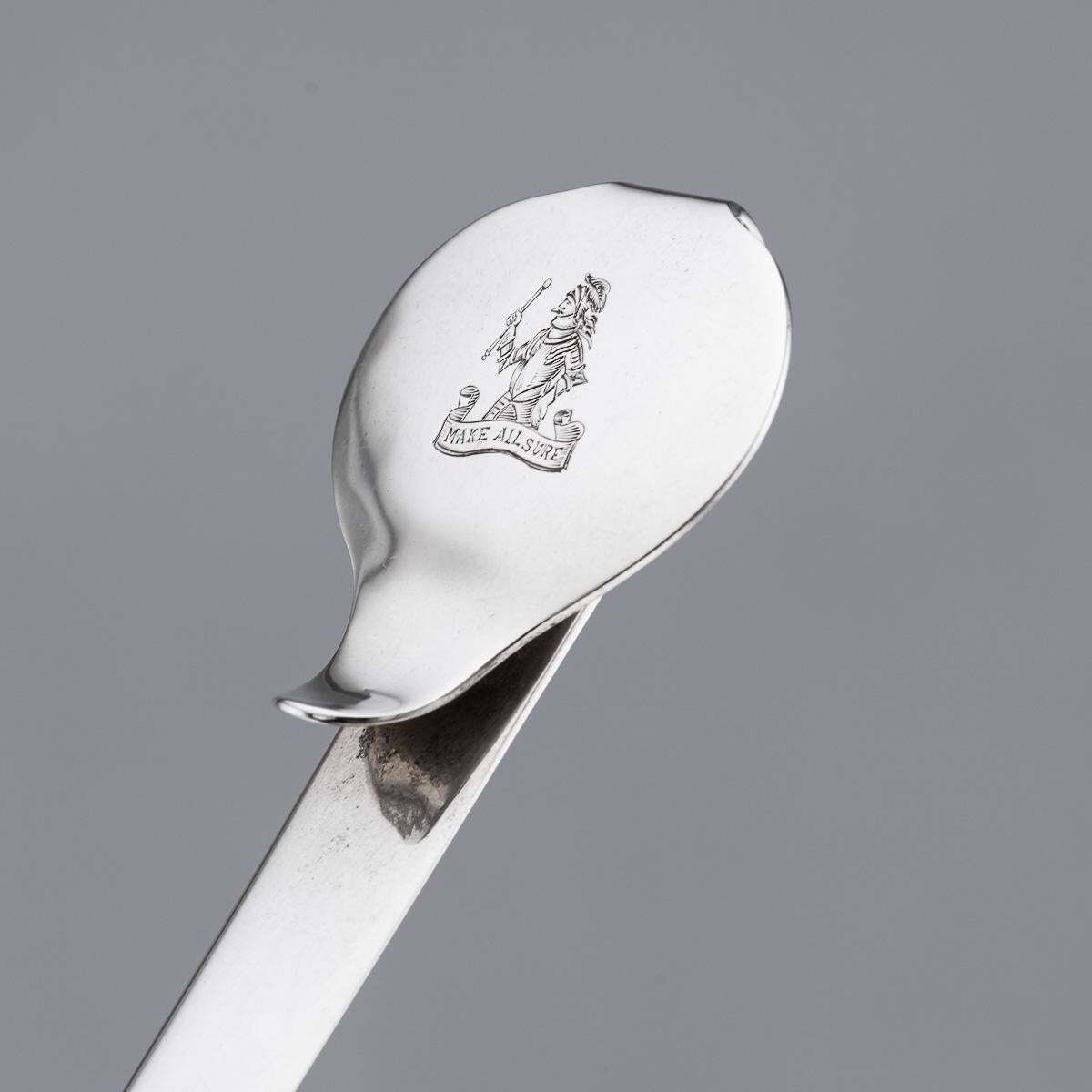 Antique 20th Century English Solid Silver Letter Opener & Measure C.1918 photo vinterior