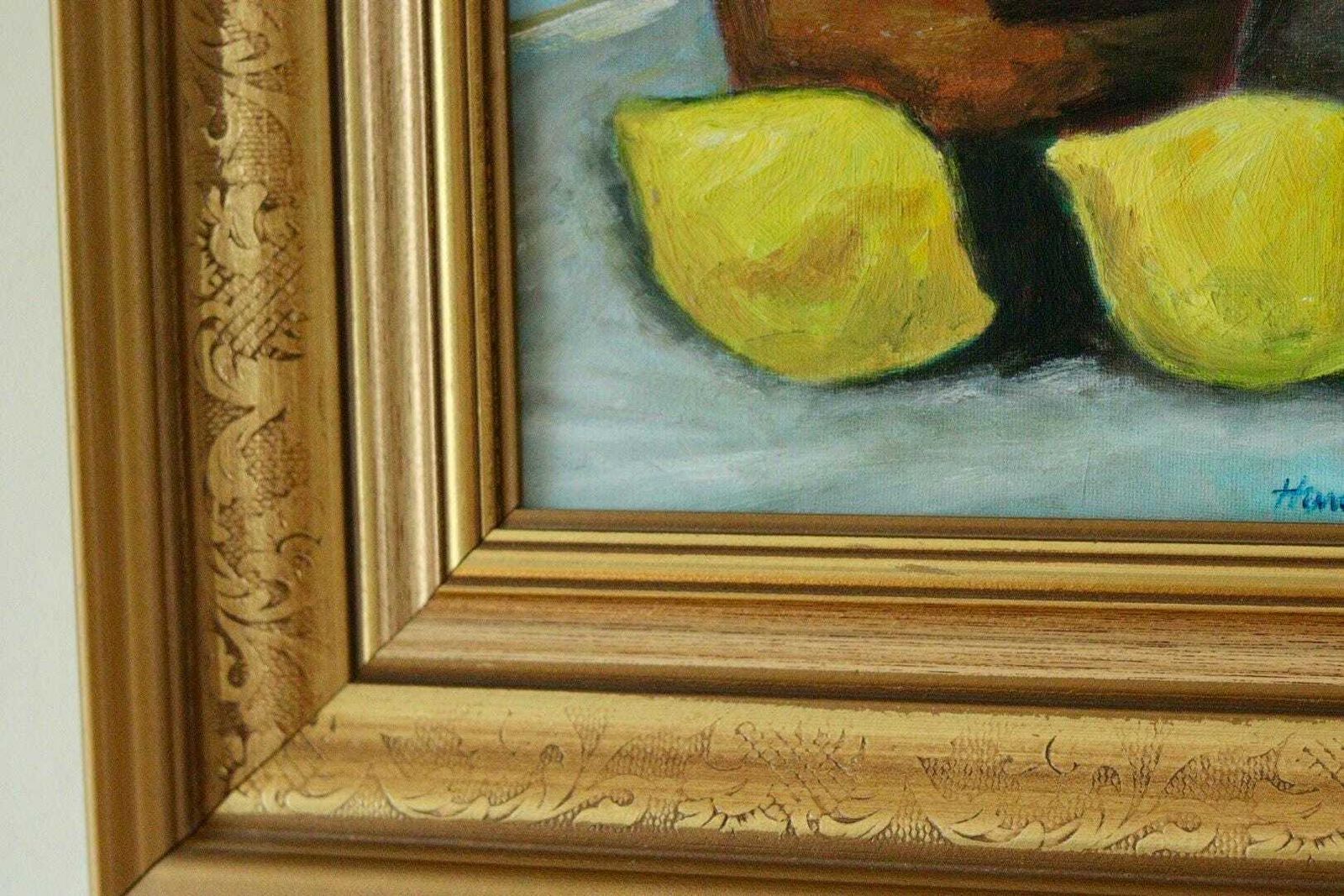 Original European Still Life Oil On Panel Painting By Hans Haussdal – Vintage & Framed | 43 × 38 Cm / 16.9 × 15 In photo buy