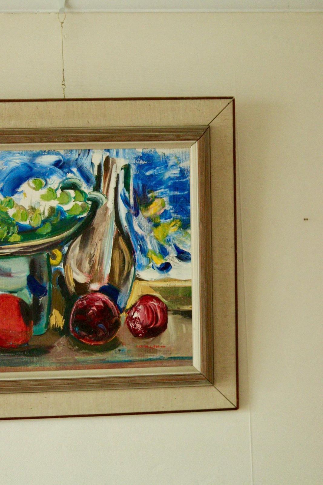 Original Swedish Oil On Panel – Still Life By Martin Sjöblom – Vintage & Framed, 52 X 50 Cm (20.5 X 19.7 In) photo 345.0