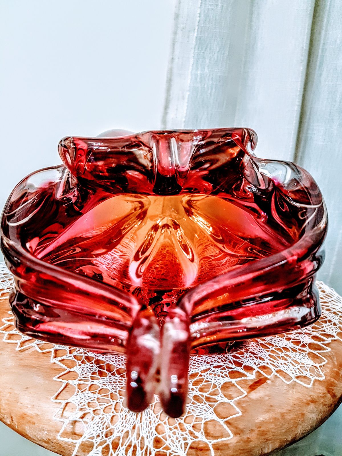 Bowl /Free Blown Glass/ Josef Hospodka photo Home Decor