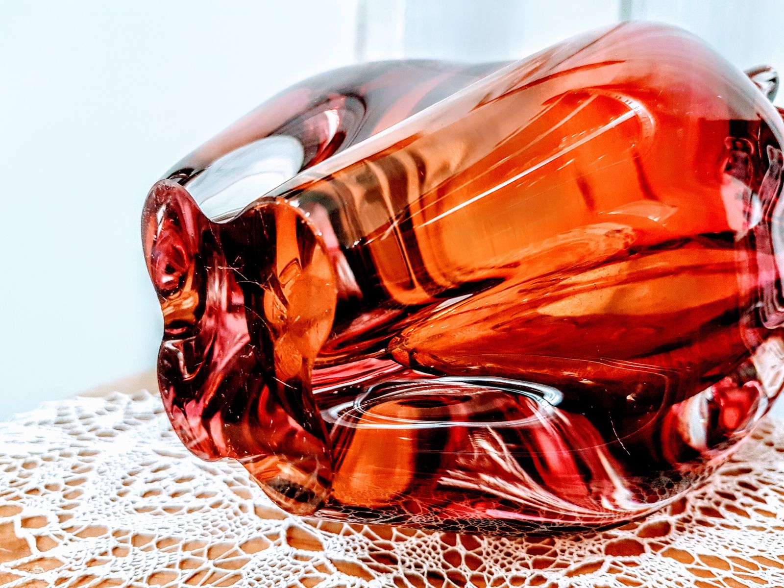 Bowl /Free Blown Glass/ Josef Hospodka photo 160.0
