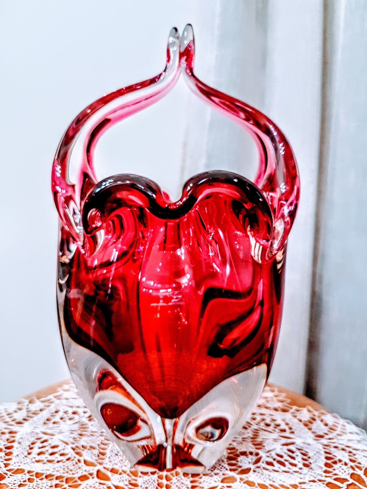 Bowl /Free Blown Glass/ Josef Hospodka