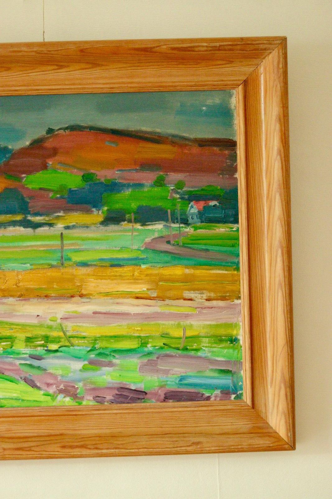 Original Mid Century Swedish Oil On Canvas – By Gerhard Lundberg (1905–1980) – Vintage & Framed, 63.5 X 74.5 Cm (25 X 29.3 In) photo vinterior