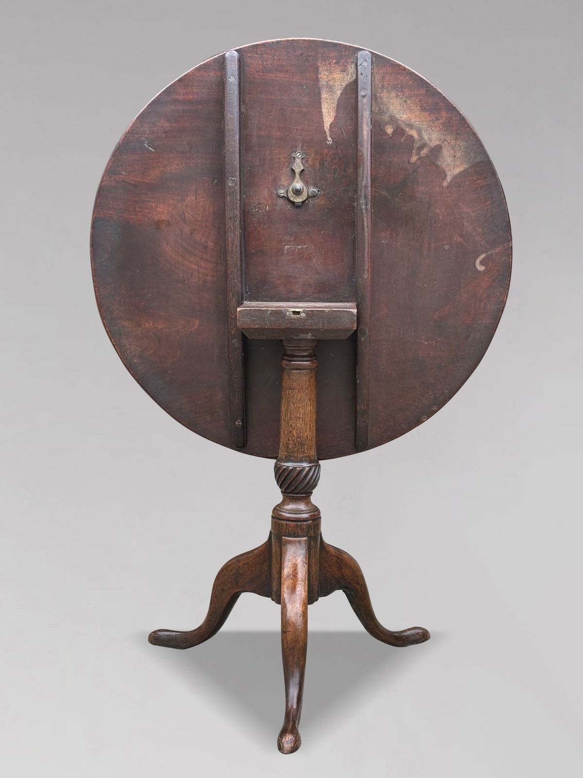 18th Century George III Period Mahogany Tilt Top Tripod Table photo buy
