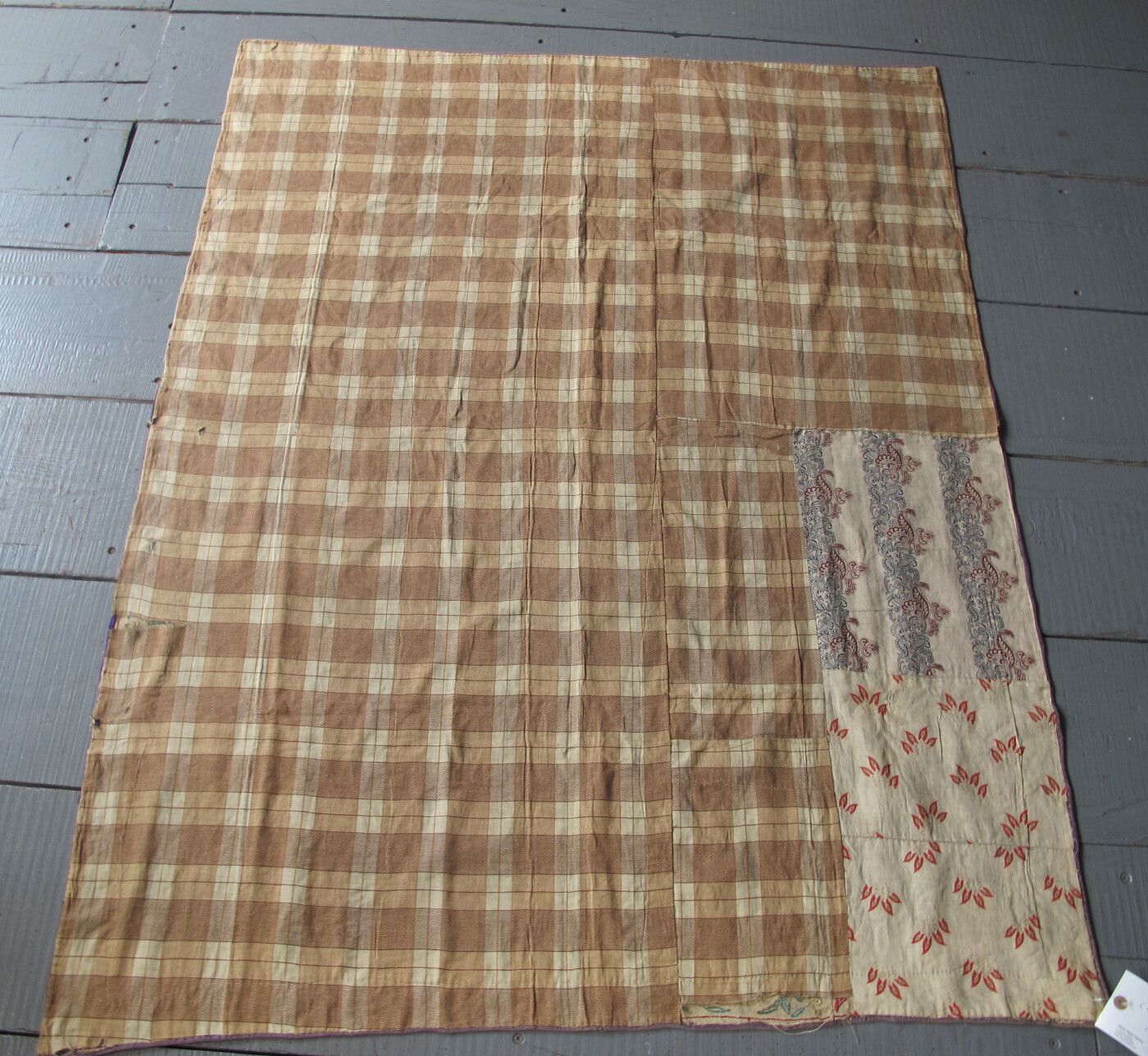 Miniature Silk Embroidered Suzani, Uzbekistan, Circa 1850, 1.38m X 1.08m photo vintage