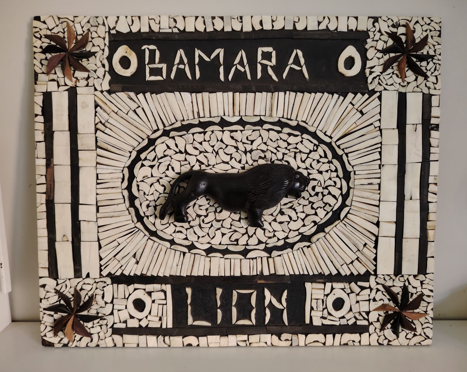Campaign Piece, Folk Art  Decorative Panel photo furniture