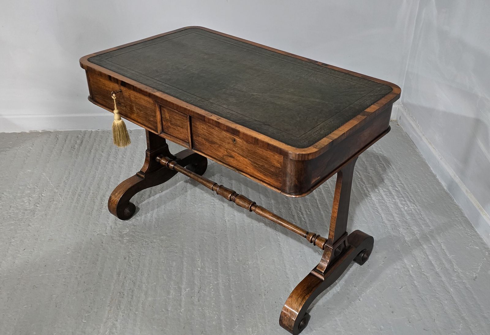 Superb Regency Writing Table, 1800s photo furniture