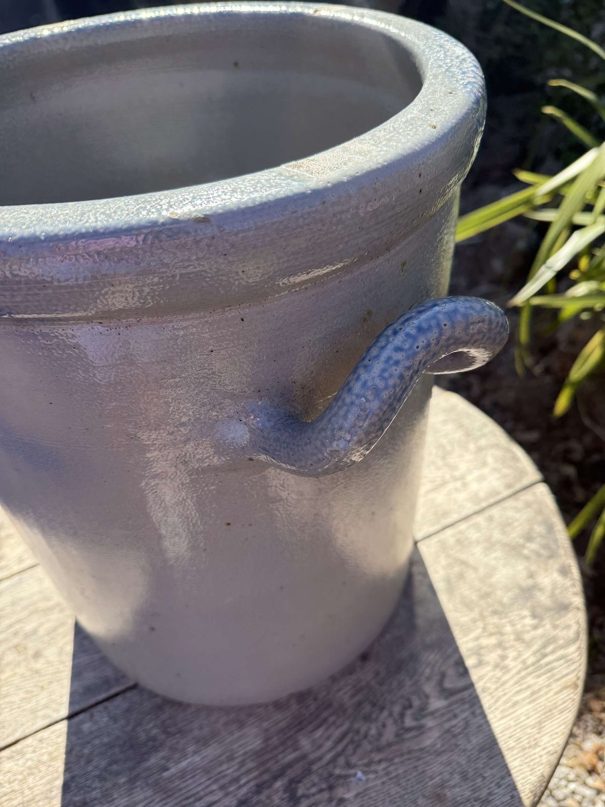 Large French 25 Ltr Confit Pot photo vinterior