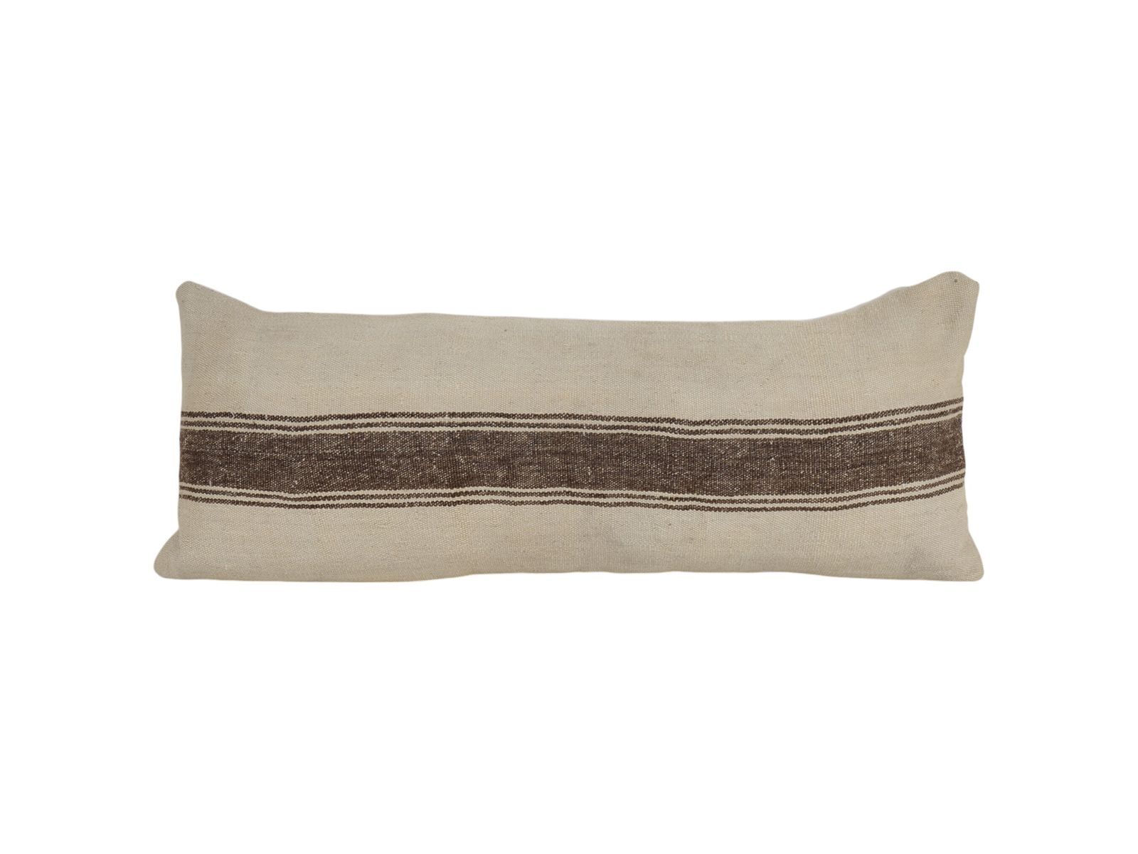 Bohemian Bedding Wool Kilim Pillow Cover Handmade Hippie Bed Pillow, Anatolian King Pillow, Shams Long Pillows For