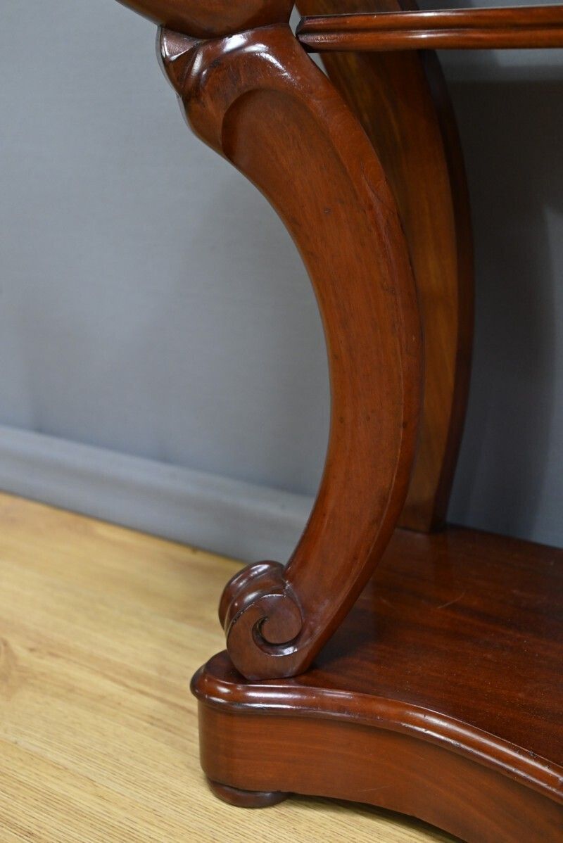 photo vinterior Mahogany Console, Napoleon III Period – Part 2 Of The 19th Century