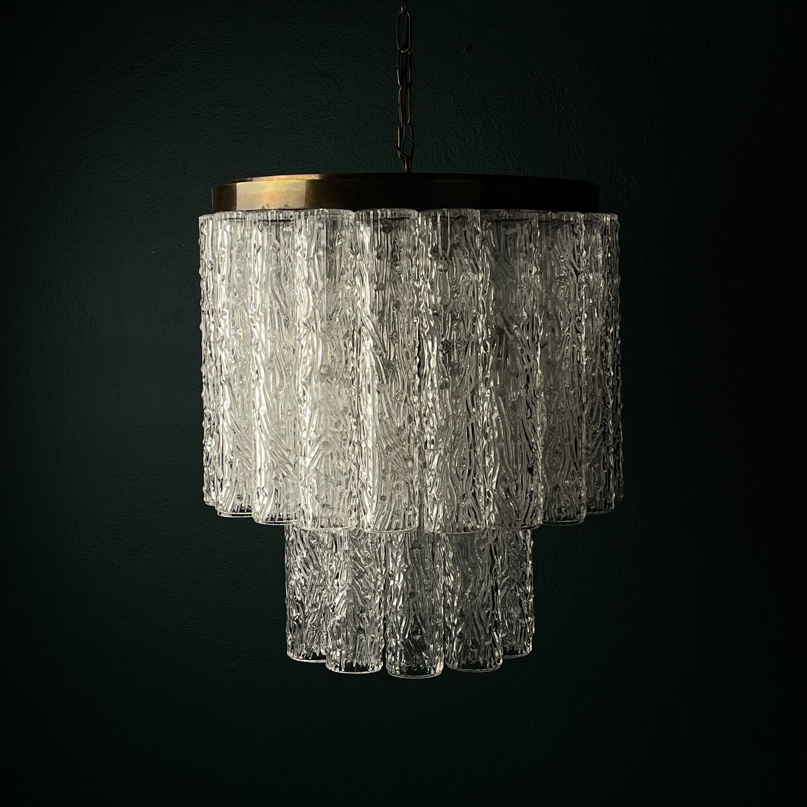 Classic Murano Chandelier Tronchi By Venini, Italy 1960s photo furniture