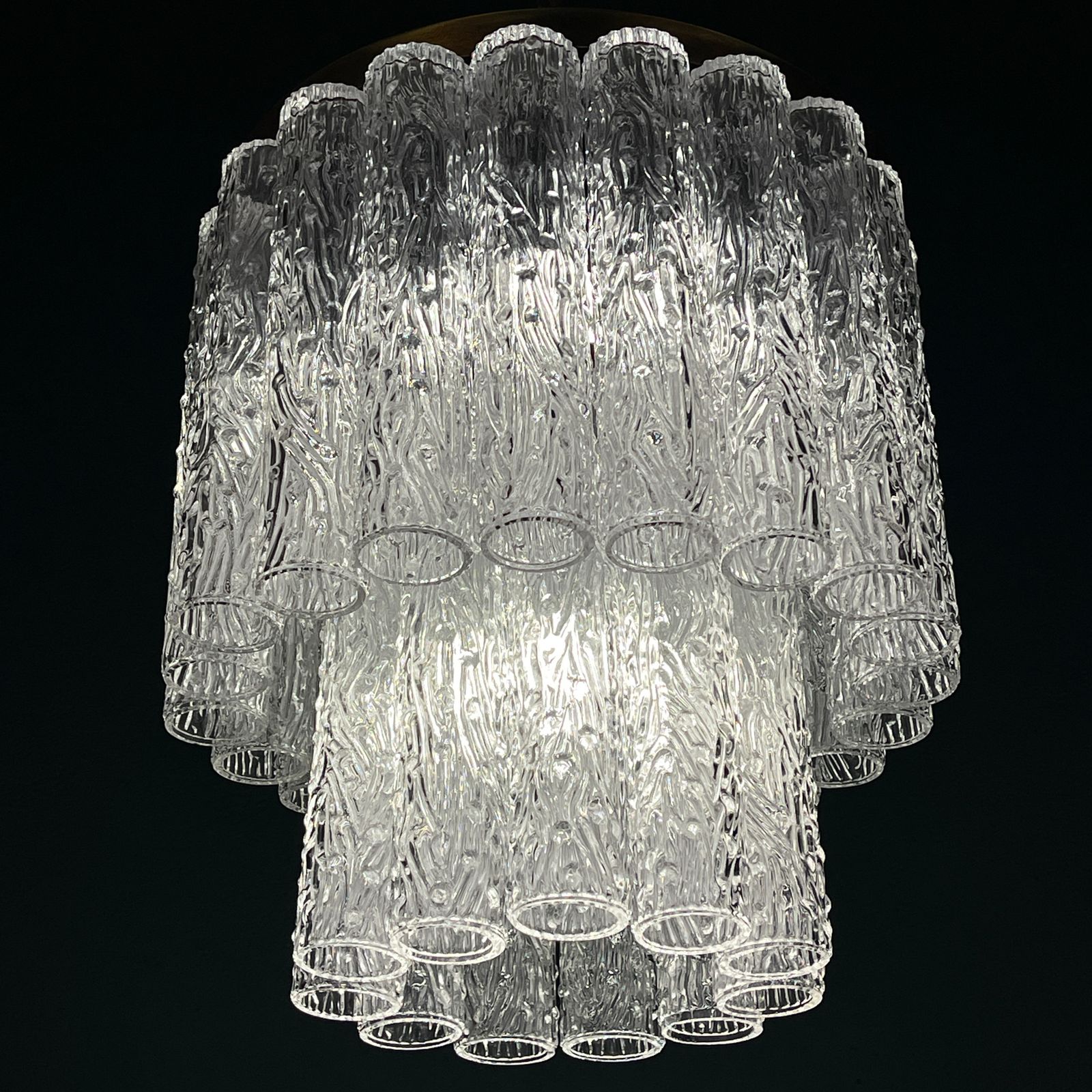 Classic Murano Chandelier Tronchi By Venini, Italy 1960s photo Lighting