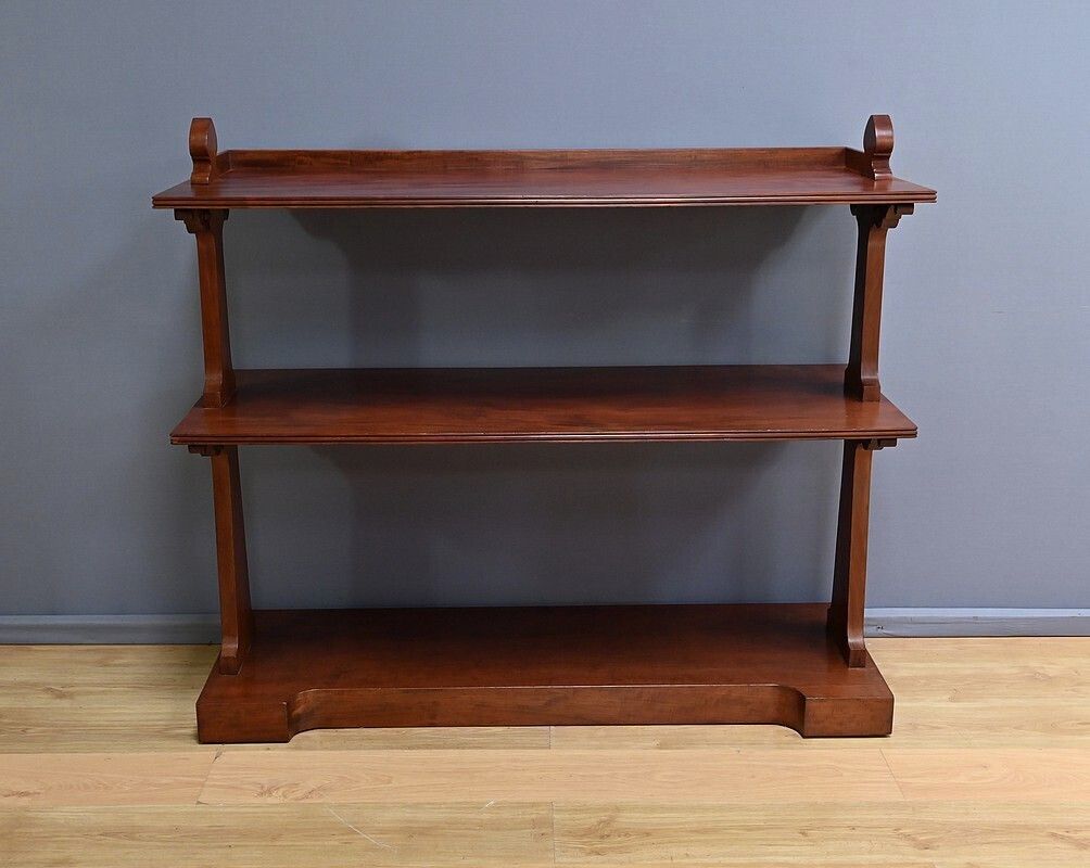 Victorian Mahogany Serving Trolley, England – Part 2 Of The 19th Century photo Furniture