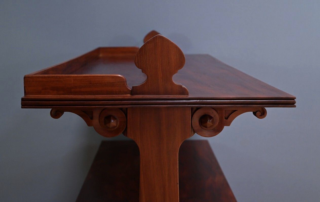 2220.0 Victorian Mahogany Serving Trolley, England – Part 2 Of The 19th Century photo