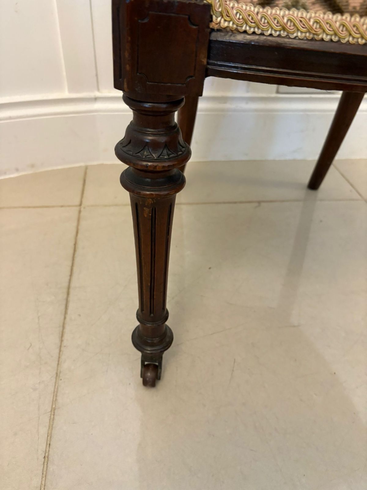 Exhibition Quality Antique 19th Century Carved  Walnut 9 Piece Suite photo vintage