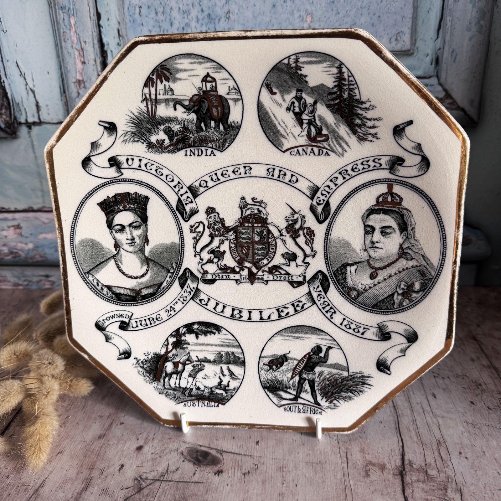 Antique Queen Victoria Golden Jubilee Plate