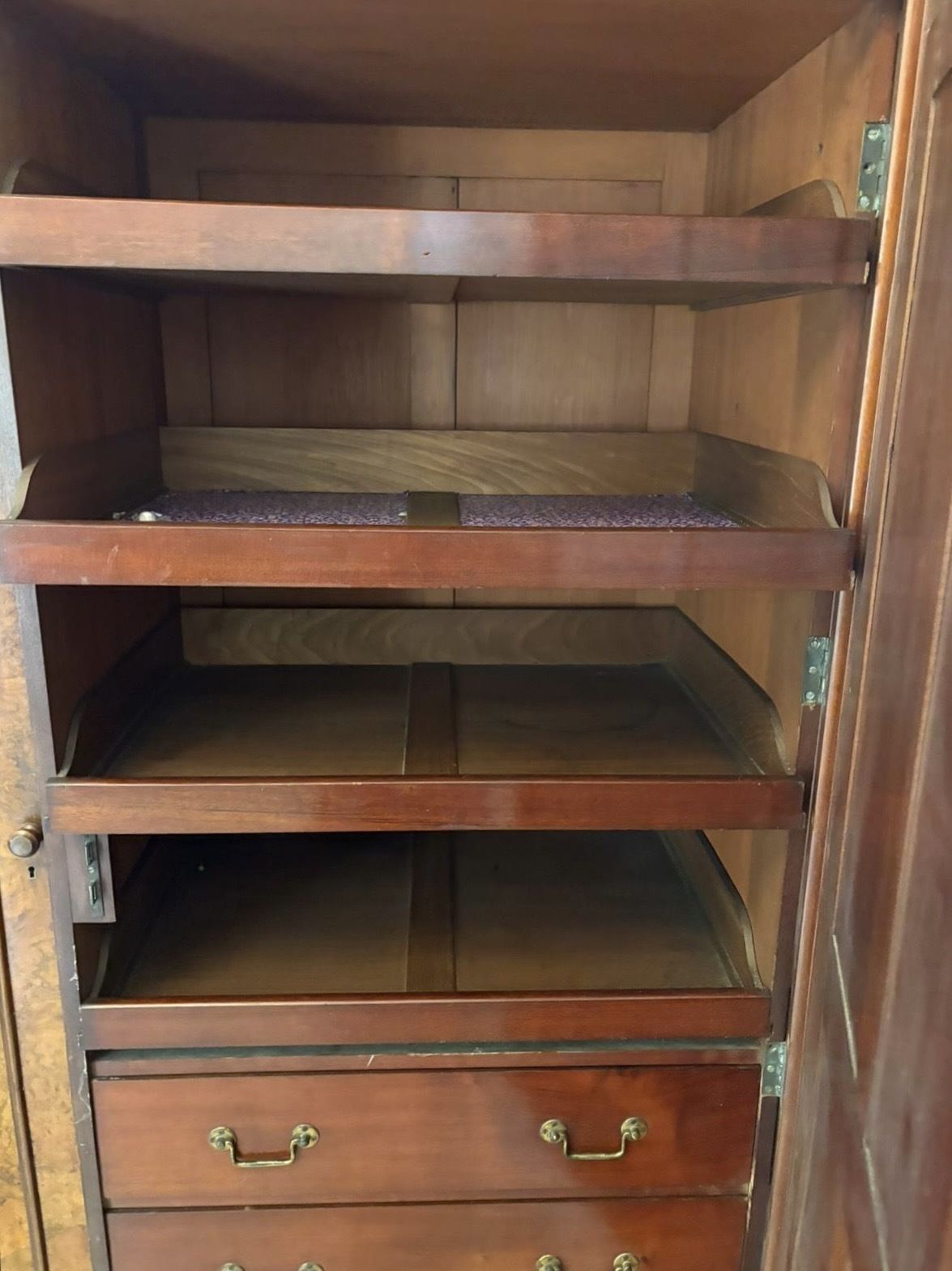 Outstanding Quality Large Antique 19th Century Burr Walnut Wardrobe photo 5450.0