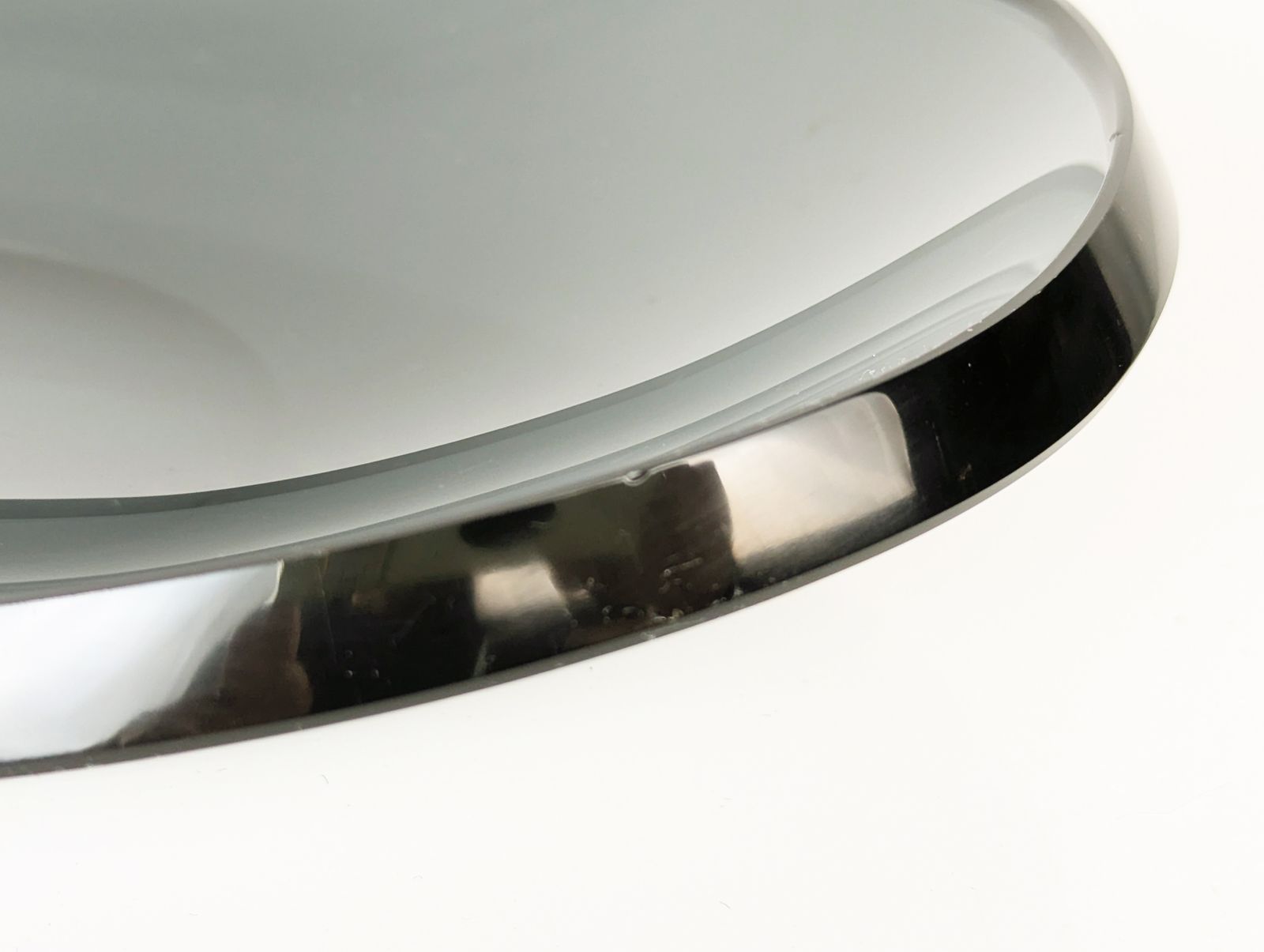 Grinded Smoked Glass Bowl By Fontana Arte, 1960s photo furniture